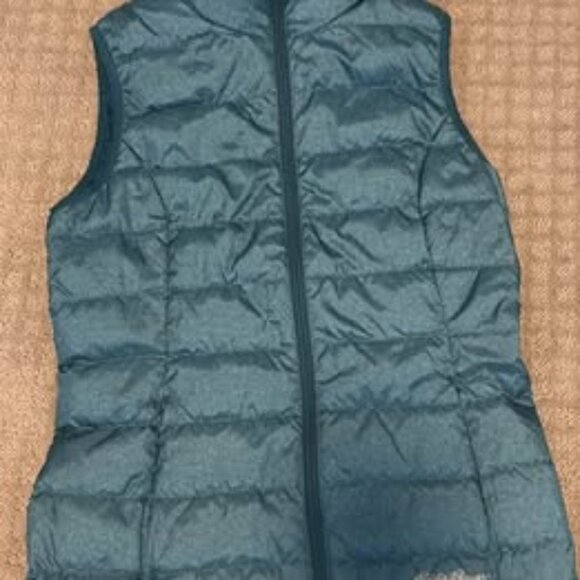Eddie Bauer Blue Puffer Vest, Down Insulated Performance, Size Small - Picture 3 of 4